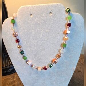 Square Choker Necklace